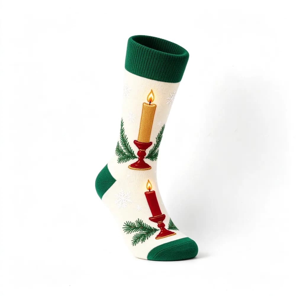 Custom Christmas Socks project example 29