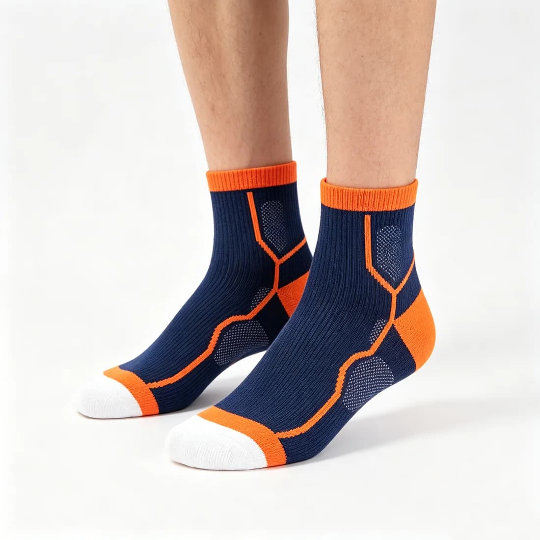 Cotton Ankle shown on foot