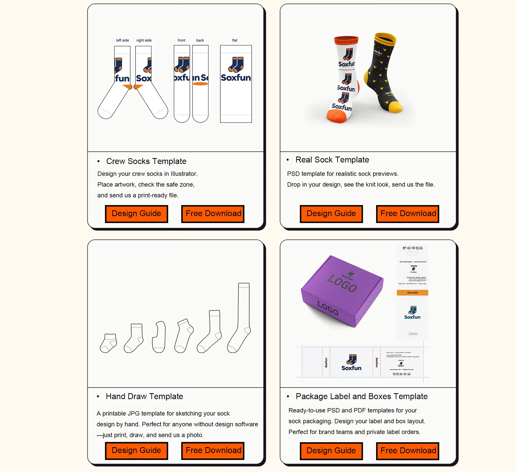 Overview of Soxfun custom sock design tools
